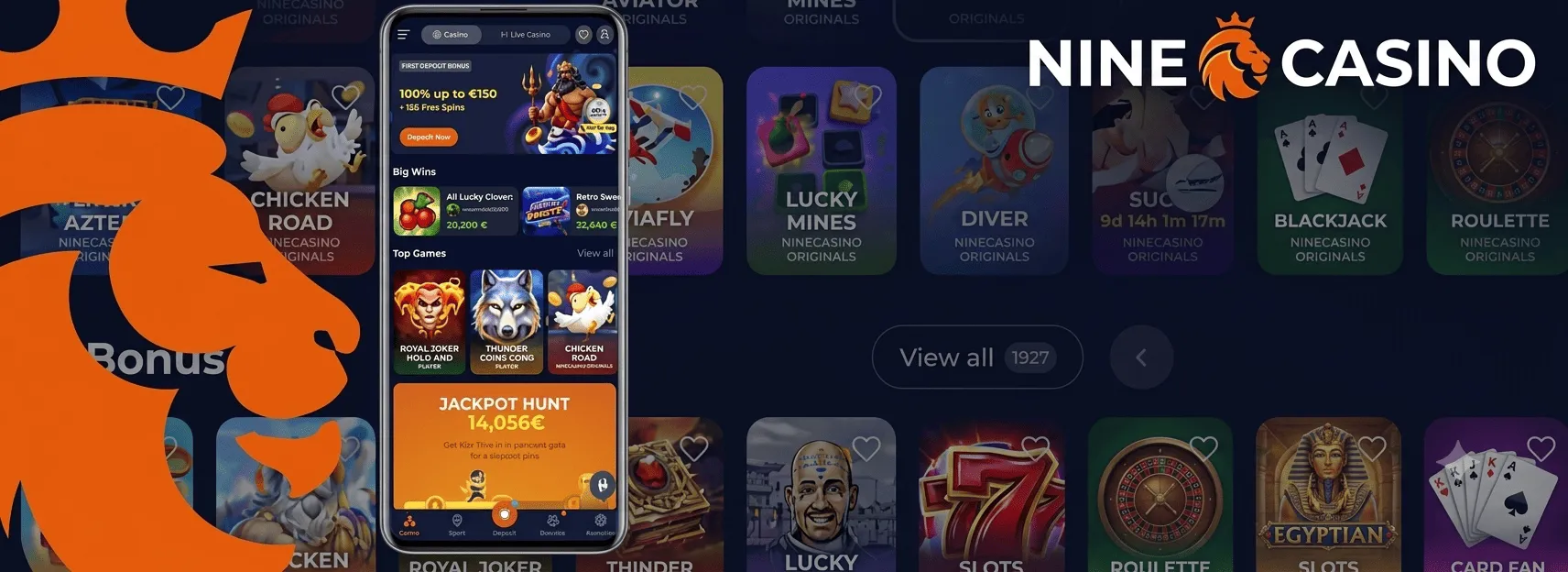 Nine casino app